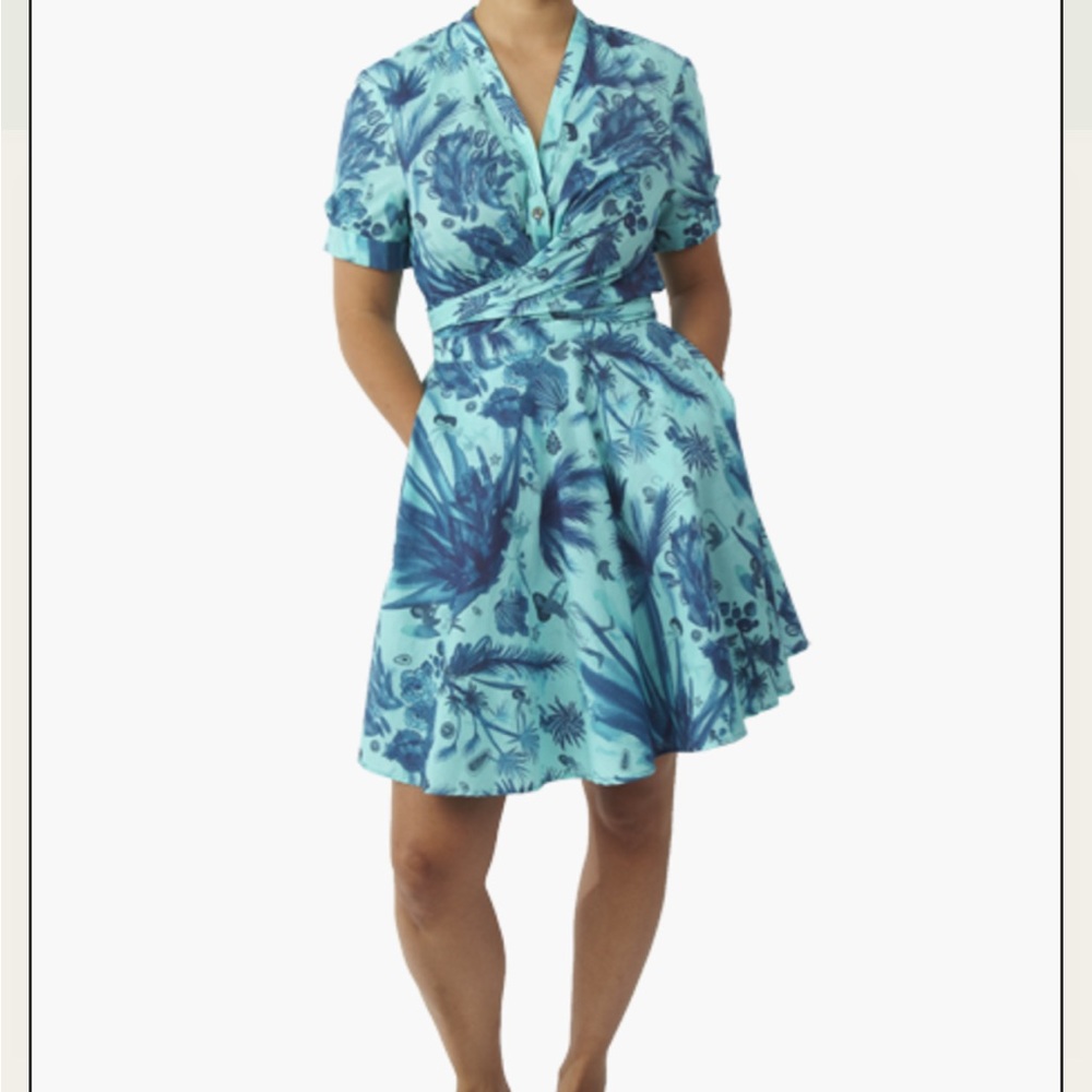Heinui Isadora Dress in Tropical